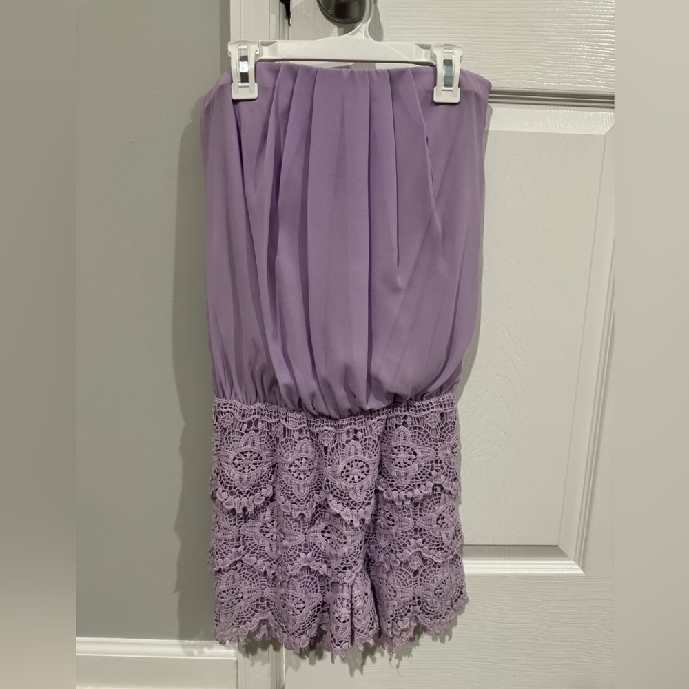 Lavender Lace Romper